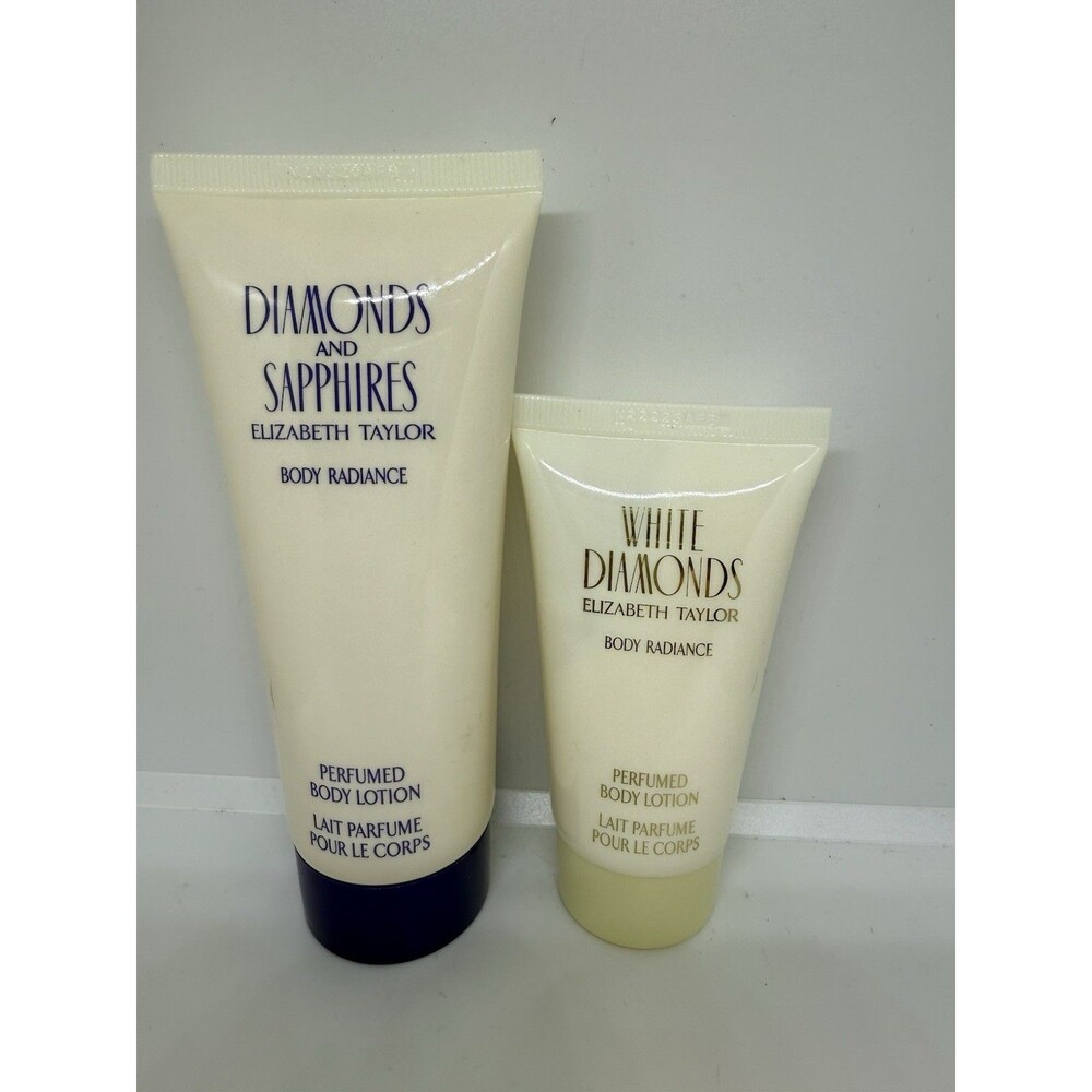 White‎ Diamonds 1.7oz, Diamonds & Sapphires 3.3oz Body Radiance Elizabeth Taylor